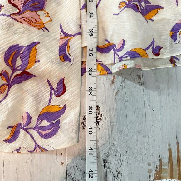 Zadig & Voltaire Rivage Jac Cut Flowers Silk-Blend Dress Size XS - Picture 11 of 14